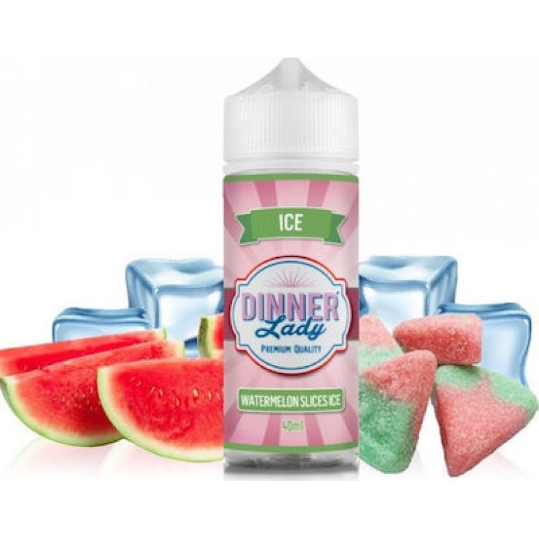 Dinner Lady - Watermelon Slices Ice SnV 40/120ml