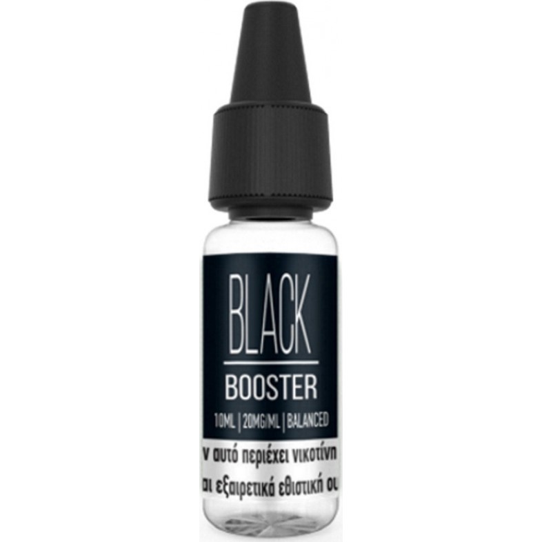 Black - Nicotine Booster 50/50 VG/PG 10ml 20mg