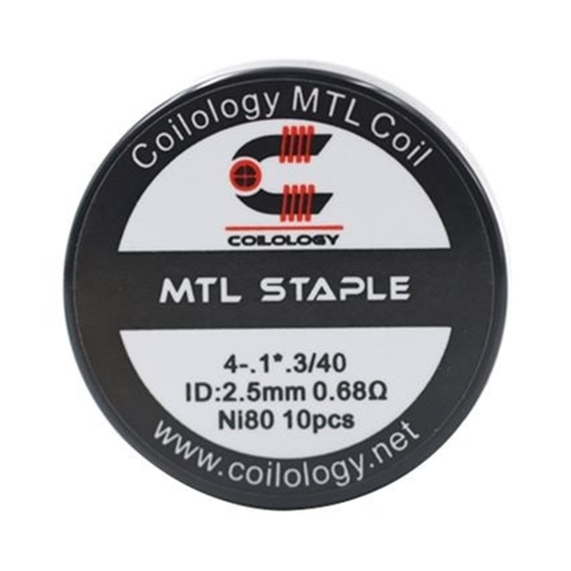 Coilology MTL Staple Coil Ni80 0.68ohm 10pcs