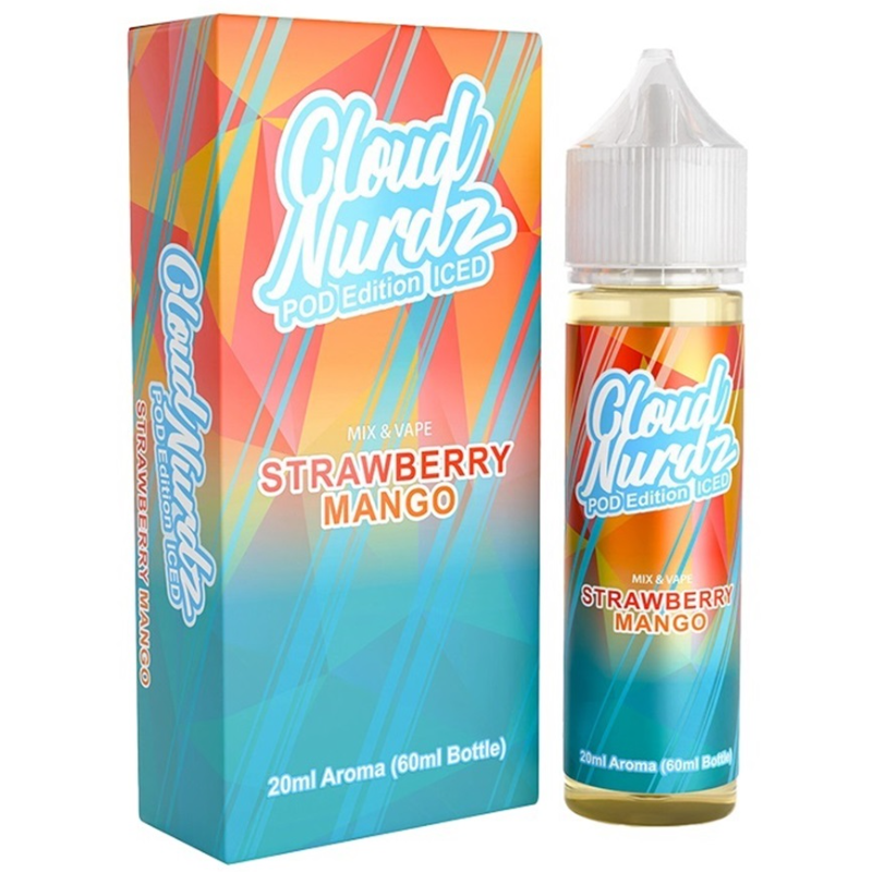 Cloud Nurdz - Strawberry Mango Pod Edition Iced SnV 20ml/60ml