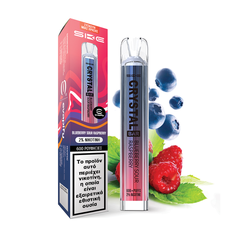 SKE - Crystal Bar Blueberry Sour Raspberry 20mg 2ml